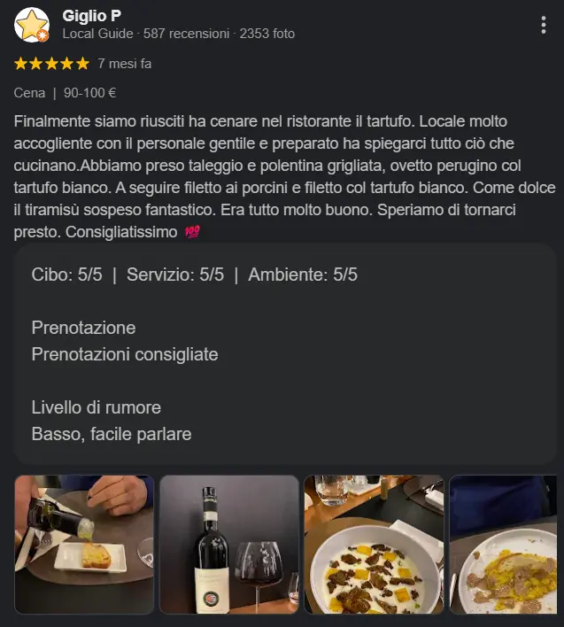 Google review screenshot